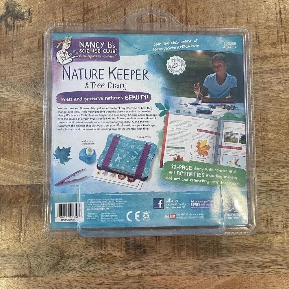 Nancy B's Nature Activity Science Club Nature Keeper & Tree Diary